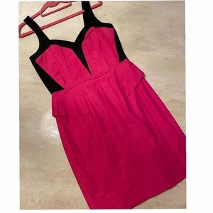 BEBE gently worn sweetheart dress.